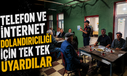 TELEFON VE İNTERNET DOLANDIRICILIĞINA KARŞI VATANDAŞLAR BİLGİLENDİRİLDİ