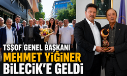 TSŞOF GENEL BAŞKANI MEHMET YİĞİNER BİLECİK'E GELDİ