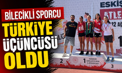 BİLECİKLİ SPORCU TÜRKİYE ÜÇÜNCÜSÜ OLDU