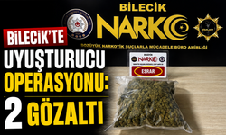 BİLECİK'TE UYUŞTURUCU OPERASYONU: 2 GÖZALTI