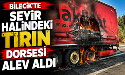 SEYİR HALİNDEKİ TIRIN DORSESİ ALEV ALDI