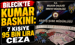 KUMAR BASKINI: 7 KİŞİYE 95 BİN LİRA CEZA