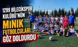 1299 BİLECİKSPOR KULÜBÜ'NÜN MİNİK FUTBOLCULARI GÖZ DOLDURDU