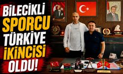 BİLECİKLİ SPORCU TÜRKİYE İKİNCİSİ OLDU