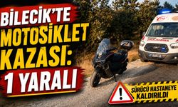 MOTOSİKLET KAZASI: 1 YARALI