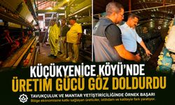KÖYÜN ÜRETİM GÜCÜ GÖZ DOLDURDU