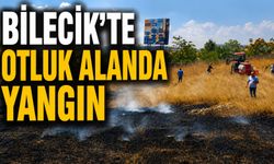 BİLECİK’TE OTLUK ALANDA YANGIN