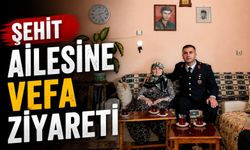 ŞEHİT AİLESİNE VEFA ZİYARETİ