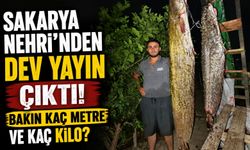 SAKARYA NEHRİ'NDEN 34 KİLOLUK DEV YAYIN ÇIKTI