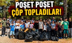 GENÇLER POŞET POŞET ÇÖP TOPLADI
