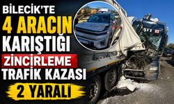 ZİNCİRLEME TRAFİK KAZASI, 2 YARALI