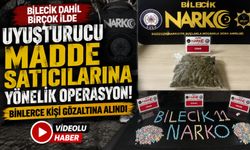 BİLECİK DÂHİL 71 İLDE UYUŞTURUCU MADDE SATICILARINA YÖNELİK OPERASYON