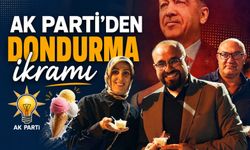 AK PARTİ'DEN DONDURMA İKRAMI