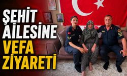ŞEHİT AİLESİNE VEFA ZİYARETİ