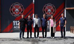 BAŞKAN DURGUT, İTFAİYE PERSONELİYLE BULUŞTU