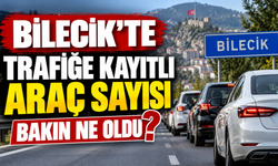 BİLECİK’TE TRAFİĞE KAYITLI ARAÇ SAYISI 99 BİN 873’E ULAŞTI