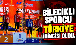BİLECİKLİ SPORCU TÜRKİYE İKİNCİSİ OLDU