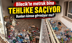 METRUK BİNA TEHLİKE SAÇIYOR
