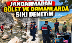 JANDARMADAN GÖLET VE ORMANLARDA TEDBİR