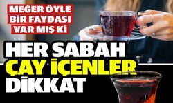 HER SABAH ÇAY İÇENLER DİKKAT: MEĞER VÜCUDA ÖNEMLİ BİR FAYDASI VARMIŞ