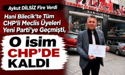 1 CHP'Lİ MECLİS ÜYESİ YENİ PARTİ'YE GEÇMEDİ