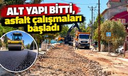 AKÇAKOCA CADDESİ'NDE ASFALT ÇALIŞMALARI BAŞLADI