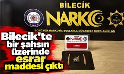 BİR ŞAHSIN ÜZERİNDE ESRAR MADDESİ ÇIKTI
