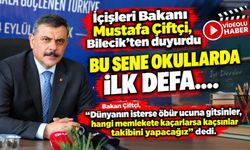 İÇİŞLERİ BAKANI MUSTAFA ÇİFTÇİ:"BU SENE İLK DEFA OKULLARA 31 BİN BAHÇE GÖREVLİSİNİ İSTİHDAM ETMİŞ OLACAĞIZ"