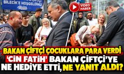 BAKAN ÇİFTÇİ'YE TESPİH HEDİYE ETTİ