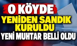 HİSARCIK KÖYÜNDE MUHTARLIK İÇİN SANDIK KURULDU
