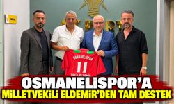 OSMANELİSPOR'DAN MİLLETVEKİLİ ELDEMİR'E ZİYARET