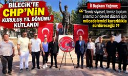 BİLECİK'TE CHP'NİN KURULUŞ YIL DÖNÜMÜNÜ KUTLANDI