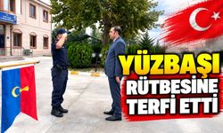 YÜZBAŞI RÜTBESİNE YÜKSELEN OSMANELİ İLÇE JANDARMA KOMUTANI SOY'A BAŞARI DİLEĞİ