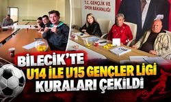 BİLECİK'TE U14 İLE U15 GENÇLER LİGİ KURALARI ÇEKİLDİ