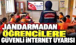 JANDARMADAN ÖĞRENCİLERE GÜVENLİ İNTERNET UYARISI