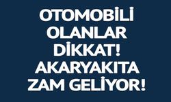 MOTORİNE ZAM BEKLENİYOR