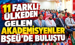 11 ÜLKEDEN GELEN AKADEMİSYENLER BŞEÜ'DE BULUŞTU
