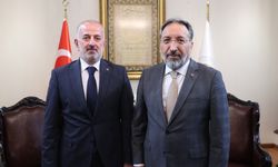 MÜFTÜ DİKMEN, DİYANET İŞLERİ BAŞKANI ARPAGUŞ İLE BİR ARAYA GELDİ