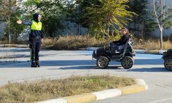 35 ÖĞRENCİYE UYGULAMALI TRAFİK EĞİTİMİ