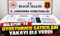 BİLECİK'TE UYUŞTURUCU SATICILARI YAKAYI ELE VERDİ