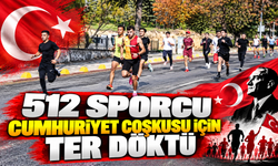512 SPORCU CUMHURİYET COŞKUSU İÇİN TER DÖKTÜ