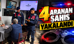 BİLECİK'TE 4 ARANAN ŞAHIS YAKALANDI