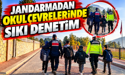 JANDARMADAN OKUL ÇEVRELERİNDE SIKI DENETİM