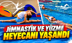 BİLECİK'TE JİMNASTİK VE YÜZME HEYECANI