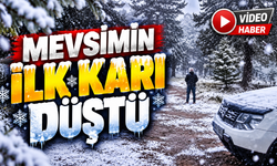 BOZÜYÜK'E MEVSİMİN İLK KARI DÜŞTÜ