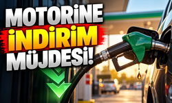 MOTORİNE İNDİRİM MÜJDESİ