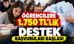 ÖĞRENCİLERE DESTEK BAŞVURULARI BAŞLADI