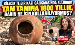 BİLECİK’TE KAZI ÇALIŞMASINDA BULUNAN BİN 800 YILLIK KÜP
