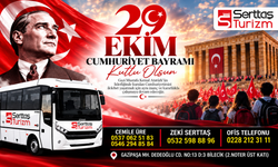 SERTTAŞ TURİZM 29 EKİM CUMHURİYET BAYRAMI MESAJI
