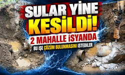 BİLECİK'TE SULAR YİNE KESİLDİ